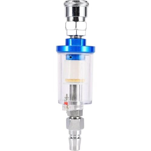 Spray Gun Air Line Mini Filter With Male And Female Adapter Water Trap Clear Painting Moisture Separator With Male And Female