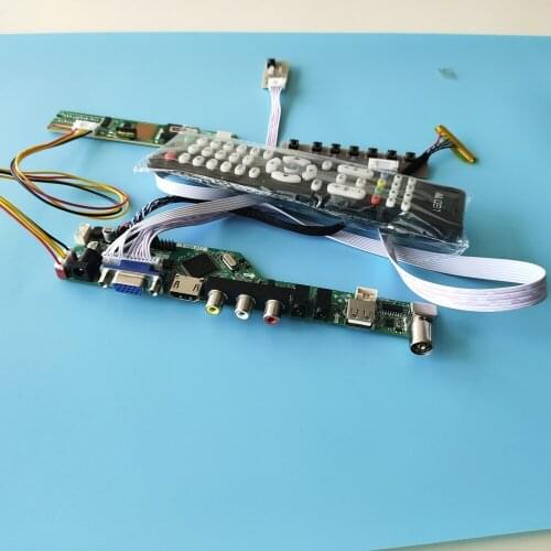 For B121EW03 V6 Resolution Digital Signal Module TV Controller Board 1 lamps 12.1" Mother Board AV VGA 20pin 1280X800