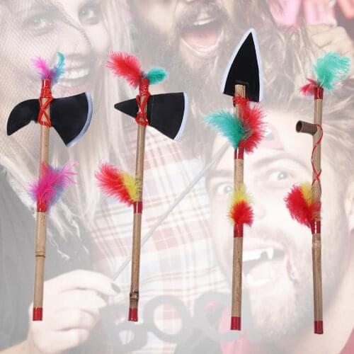 Axe Prop Simulation Cosplay Accessories Plastic Halloween Spear Spoof Prop for Parties Kids Educational Toys for Children Gifts