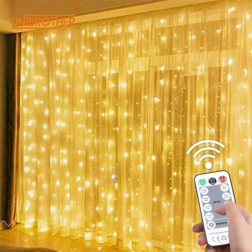 Unibrother LED Garland Curtains