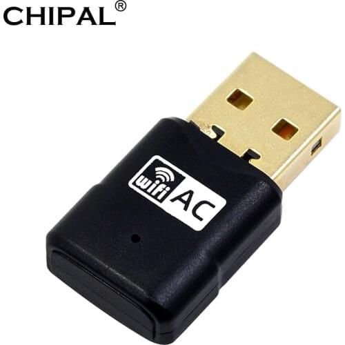 CHIPAL USB Wifi Adapter 600Mbps Wi fi Adapter 5 ghz Antenna USB Ethernet PC Wi-Fi Adapter Lan Wifi Dongle AC Wifi Receiver