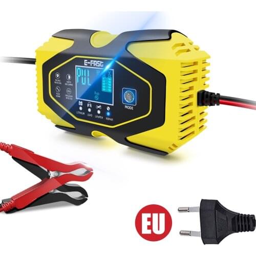 Car Battery Charger 12V/6A - 24V/3A Lead-acid Battery Lithium Battery Charger & Maintainer Car Battery Charging Units