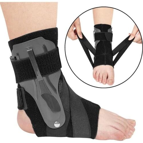1PCS Adjustable Ankle Support Brace Stabilizer for Sprained Ankle Guard Elastic Foot Orthosis Plantar Fasciitis Splint Protector