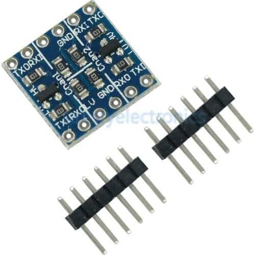 2PCS Two Channel IIC I2C Logic Level Converter Bi-Directional Module 5V to 3.3V