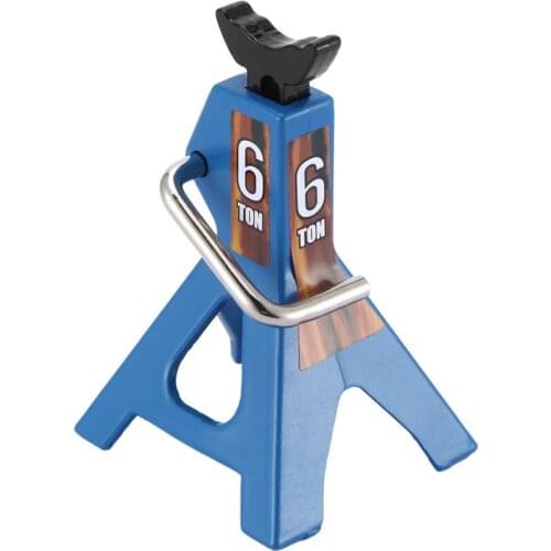 2PCS Metal Height Adjustable 3T 6T Jack Repair Stand for 1/10 RC Crawler Car Traxxas TRX4 TRX6 Axial SCX10 90046