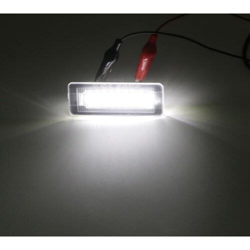 2x 18 SMD LED License Plate Number Light Lamp Error Free For Benz Smart Fortwo Coupe Convertible 450 451 W450 W453