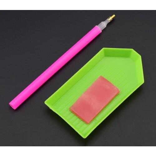 5D Diy Diamond Painting Cross Stitch Tool Set Diamond Mosaic Diamond Embroidery Tool Pen / Glue / Plastic Tray NeedleworkZP-1310