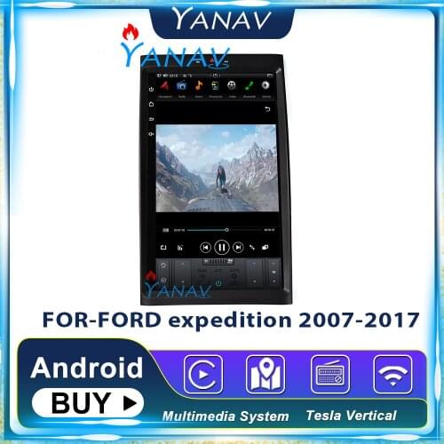 Android System Car Radio For-FORD Expedition 2007-2017 GPS Navigation 17 Inch Mp3 DVD Multimedia Player 2Din Stereo Receiver