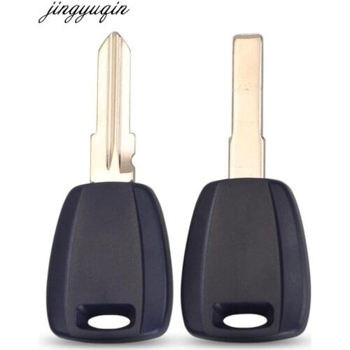 Jingyuqin For Fiat Key Shell SIP22 Blue Blank Shell For Fiat 500 Ducato Transponder Key