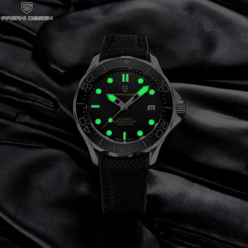 PAGANI DESIGN Fashion Automatic Mechanical Mens Watches Top Brand Men Waterproof Watch NH35A Men Sports Clock Relogio Masculino