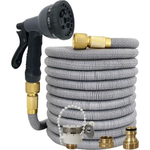 Garden Hose Retractable Magic Watering Hose With Joint Faucet Multifunctional Water Gun Car Wash Supplies Watering Garden
