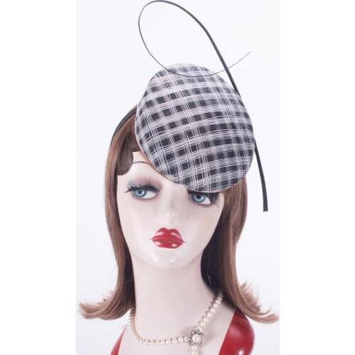 Teardrop Womens Kentucky Derby Sinamay Fascinators Wedding Church Racing Hats Headband Headpiece T437