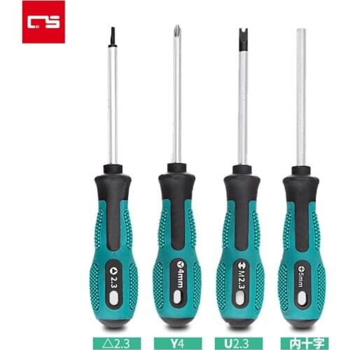 Screwdriver Set Precision U-type Y-typeTriangle Hand Tools Magnetic Screw driver Household Repair Screwdriver 50# Steel