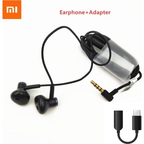 Xiaomi 3.5MM Earphone Dual Driver Unit In-Ear Hybrid Headsets With Wired Control For MI 9 CC9 Poco F2 Pro X3 Redmi Note 9 S 8 8T