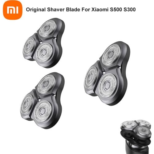 Original Shaver Blade for xiaomi mijia Electric Shaver Steel Blade for mijia S500 S300 shavers Razor Waterproof Dual-layer Blade