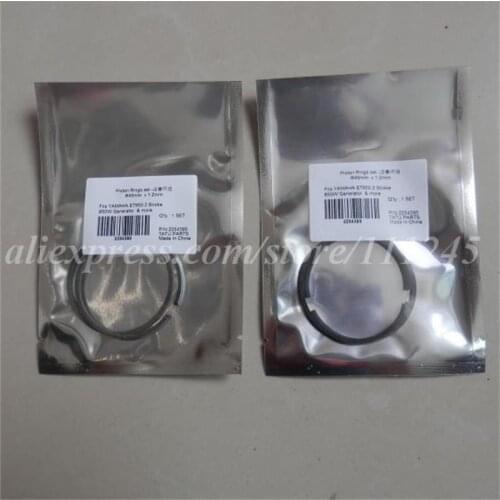 2 SETS/ 4 PCS X PISTON RINGS 45MM FOR YAMAHA ET950 MOTOR ENGINE 800W GENERATOR GENSET CYLINDER RING SET FREE SHIPPING