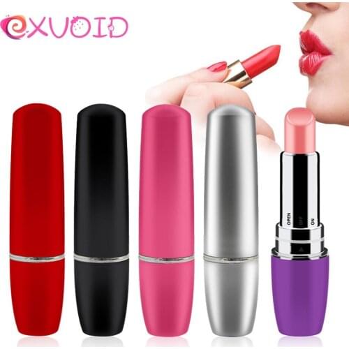 EXVOID Portable Lipstick Vibrator Bullet Vibrator Sex Toys for Women G Point Orgasm Clitoris Stimulator Waterproof Adult Product