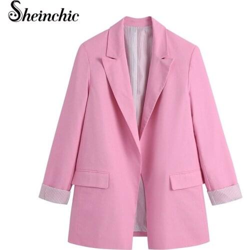 Женские длинные пиджаки Sheinchic China At AliExpress