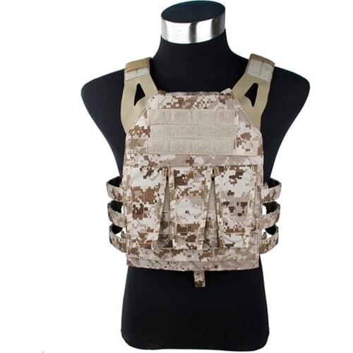 TMC NJPC Tactical Vest Cordura Vest Military Combat Gear Tactics Accessories - Desert Camo