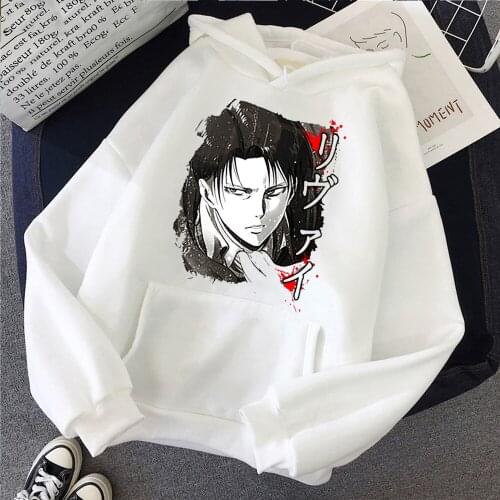 Harajuku Attack on Titan Sweatshirt Hoodies Comics Oversized Hoodie Cloth Print Japan Cosplay 6 Color to Choose Men Women