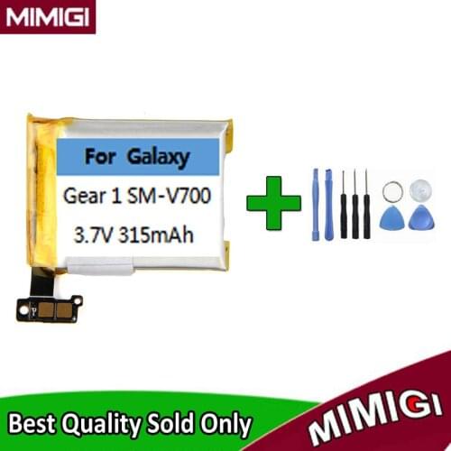 Toolsets + LSSP482230AB 315mAh Battery For Galaxy Gear 1 SM-V700 Batterie For Samsung V700 Smart Watch Accumulator AKKU