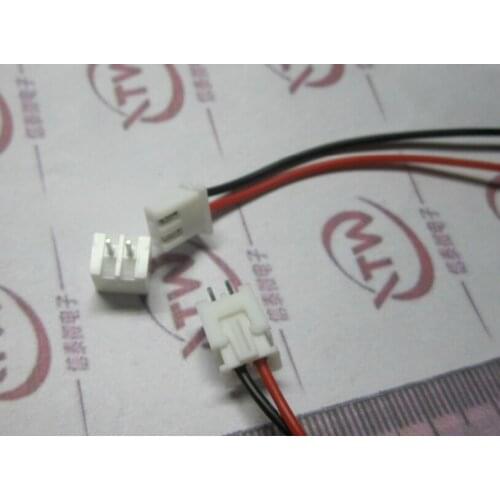 XH2.54-2p with line leader single head line with straight needle socket 20 cm long