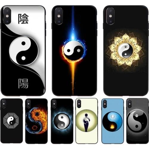YNDFCNB Eight Diagrams Taiji Yin Yang Unique Design Phone Cover for iphone 11 Pro Max X XS MAX 6 6s 7 8 plus 5 5S 5SE XR SE2020