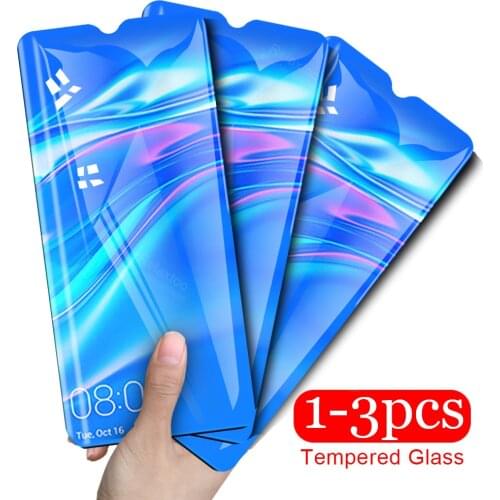 1-3pcs tempered glass on for huawei y7 2019 glass huavei huwai y7 pro 2019 y7pro 7y y 7 y screen protective safty glass flim