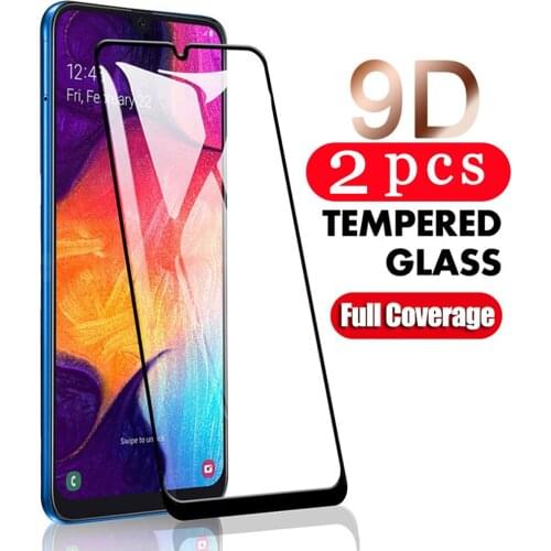 2Pcs tempered glass for samsung galaxy A90 A80 A70 A70s A60 A50 A50s A40 A30 A20 A20s A10 phone screen protector protective film