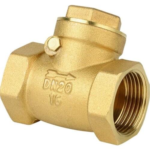 1PC Check Valve Horizontal Type 1/2" 3/4" 1" 1.2" BSP Female One Way Flow Water Pipe Water,Oil Media 1.6Mpa