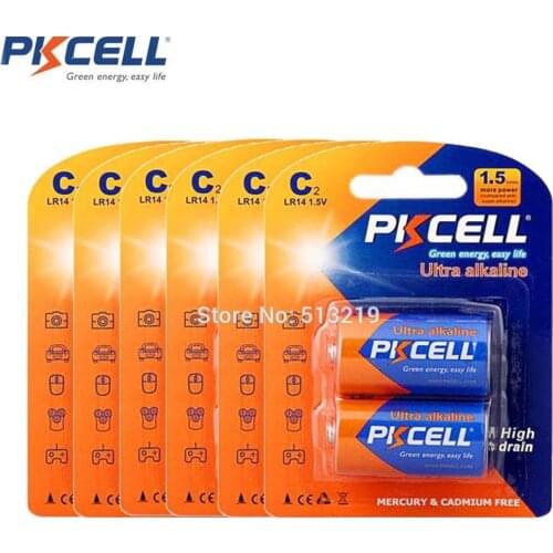 10PCS/5Card 1.5V Alkaline LR14 AM-2 C Battery Superior to R14P UM2 For Gas Cooker,Mircophone,Water Heater