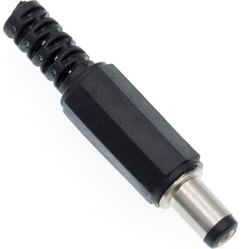 100Pcs DC Plug Male Electrical Socket Outlet DC-022 DC-005 DC-022B DC Outlet 5.5X2.1MM 5.5*2.1