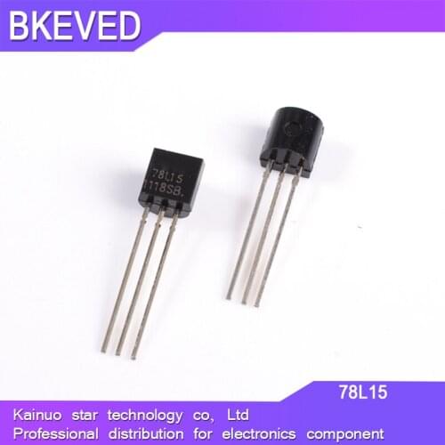50PCS 78L15 TO92 7815 Positive-Voltage Regulators new and original IC