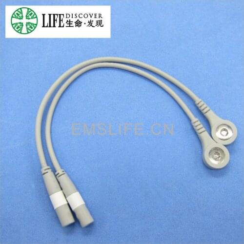 ECG quick adapter banana4.0 to snap with 10cm cable 10pcs packing