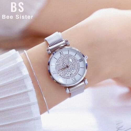 Magnet Buckle Women Watches Luxury Brand Fashion Dress Ladies Watches Diamond Quartz Simple Women Wrist Watch For Women 2019