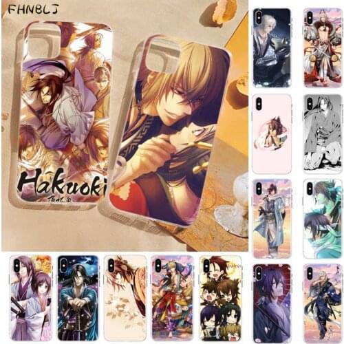 FHNBLJ Hakuouki Shinsengumi Kitan Painted Phone Case for iPhone 8 7 6 6S Plus X 5S SE 2020 XR 11 pro XS MAX