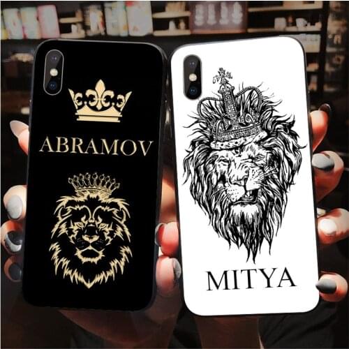 Lion King Soft black TPU phone case for iphone SE2020 11 pro max XS XR X 6s 6 7 8 plus 5s 5 10 TPU cover Cool Design shell Coque