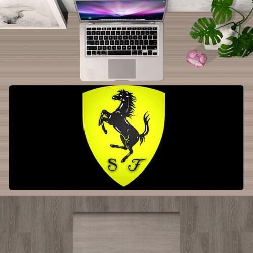 Mousepad 60x30 Cool Ferrari Kawaii Gaming Accessories Mouse Mat XL Mouse Pad Gamer Tapis De Souris Mausepad Logo Tappetino Mouse