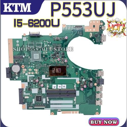 PE553U for ASUS P553UJ P553UQ P553UA P553U P553UR PRO553U laptop motherboard mainboard test OK I5-6200U cpu 100% test