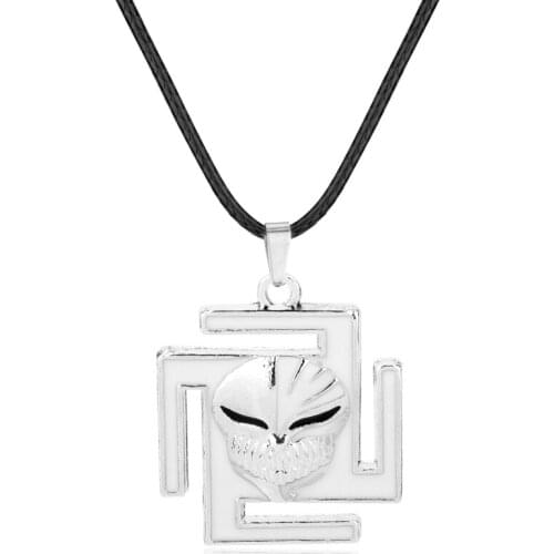 MQCHUN Hot Anime Cartoon Bleach Metal Necklace Pendant Rope Chain Jewelry Cosplay Gifts For Men Women