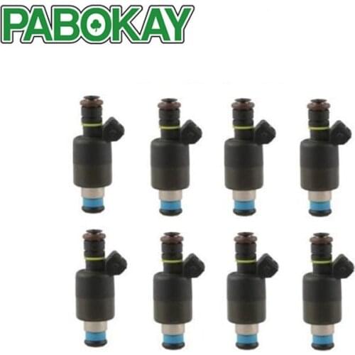 SET OF 8 MATCHED FLOW FUEL INJECTORS 1996-2000 for GGM TRUCKS 7.4L 17113221, 17103146, 17120601