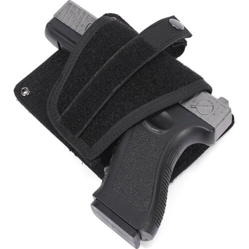 2021 Invisible Tactical Molle Gun Holster Multifunctional Car Pistol Hanging Board Fit for Bedside Table Chair Hidden Holster