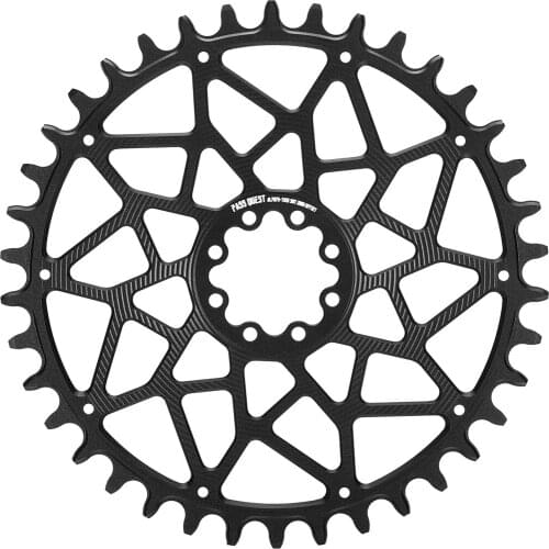 PASS QUEST Bicycle Chinring Road Bike Chainwheel Crankset Round 8 nail straight crank 38-48T