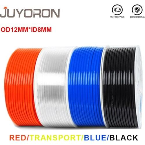 PU Tube PU12x8 12mmx8mm Air Hose Pipe Polyurethane OD 12mm ID 8mm High Quality Pneumatic Component For Compressor