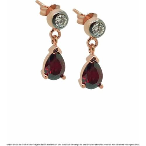 Silver Lal Cubic Zirconia Drop Earrings