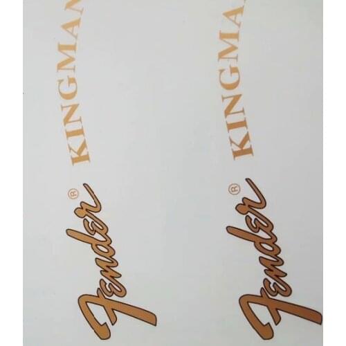 Trademark. Label Guitar brand. Electric guitar label