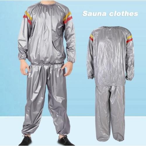 Useful Fitness Weight Loss Exercise Sweat Track Sauna Suit Comfortable to Wear Sauna Fitness Suit Anti-rip for Exercise