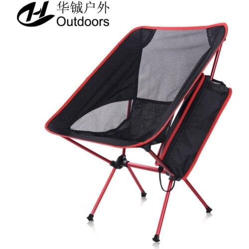 Outdoor Folding Chair Portable Aluminum Moon Chair Leisure Camping Folding Chair Fishing Chair