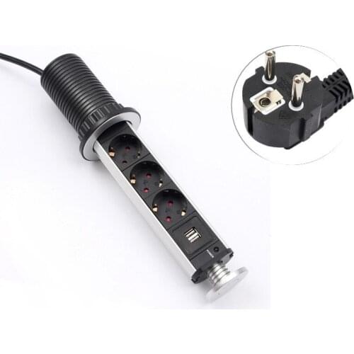 Tomada Usb Orvibo Plug Outlet Pop Up Pull Power Point Socket Kitchen Office Desk Worktop,Czech Republic wholesale/retail