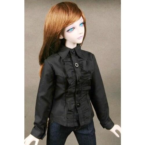 [wamami] 80# Black Clothes/Shirt 1/4 MSD 1/3 SD DZ AOD BJD Dollfie Outfit